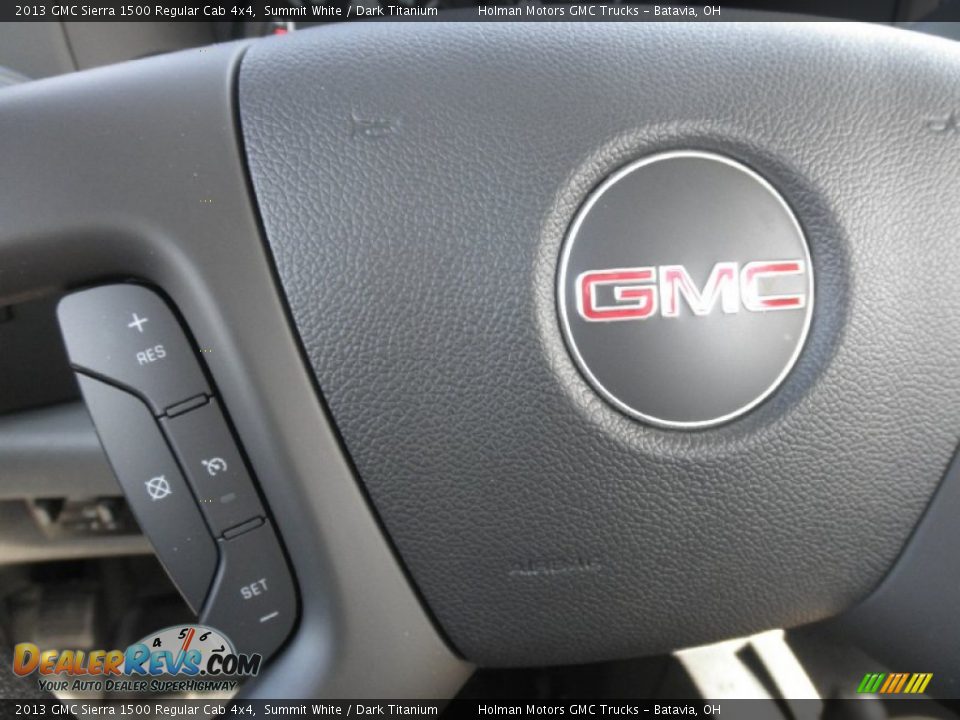 2013 GMC Sierra 1500 Regular Cab 4x4 Summit White / Dark Titanium Photo #8