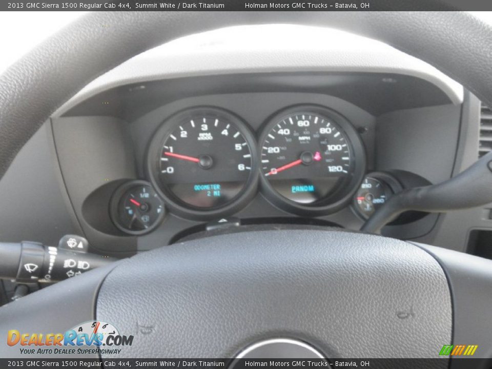 2013 GMC Sierra 1500 Regular Cab 4x4 Summit White / Dark Titanium Photo #9