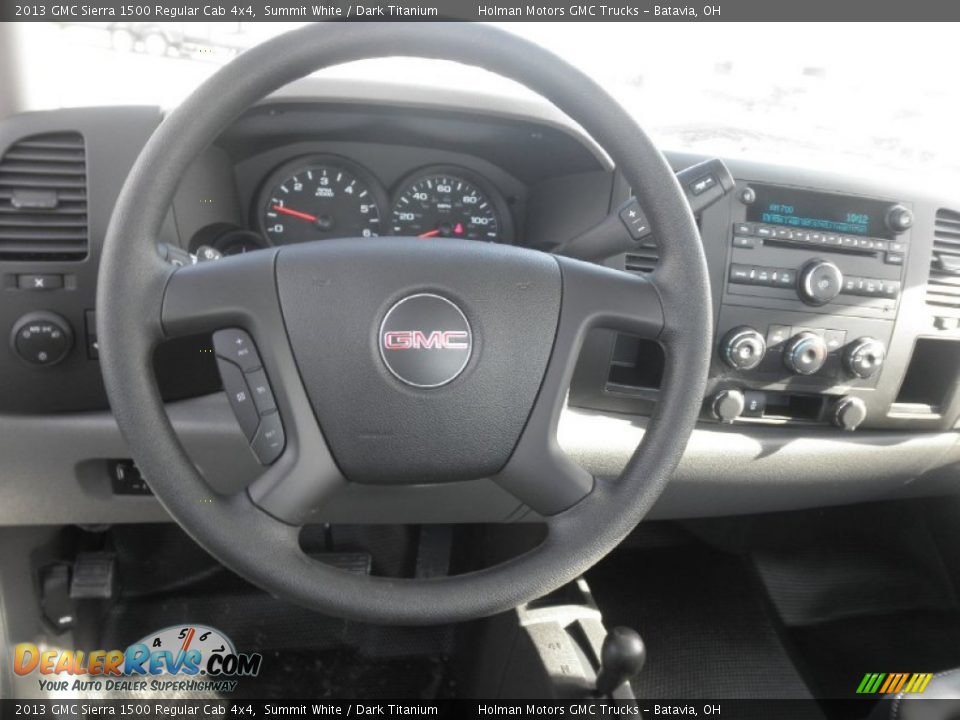 2013 GMC Sierra 1500 Regular Cab 4x4 Summit White / Dark Titanium Photo #11
