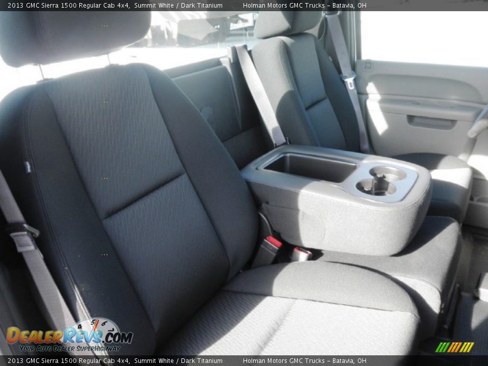 2013 GMC Sierra 1500 Regular Cab 4x4 Summit White / Dark Titanium Photo #15