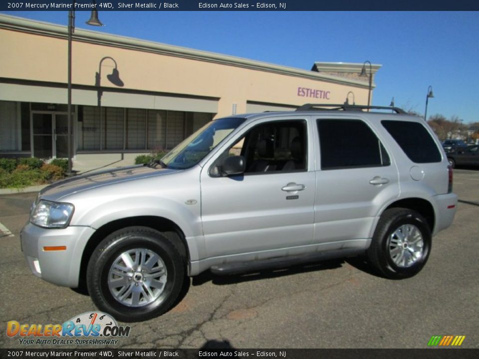 2007 Mercury Mariner Premier 4WD Silver Metallic / Black Photo #1