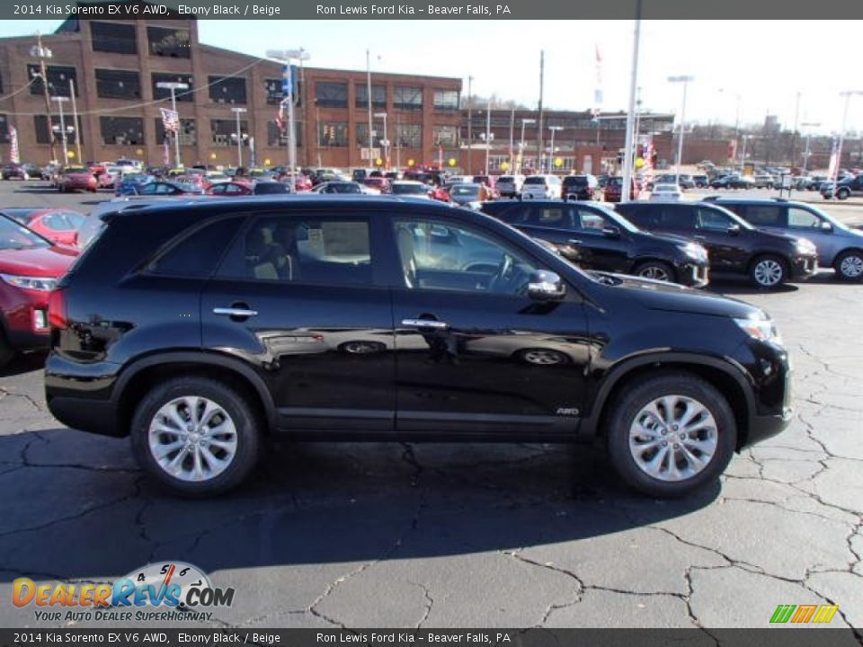 2014 Kia Sorento EX V6 AWD Ebony Black / Beige Photo #1