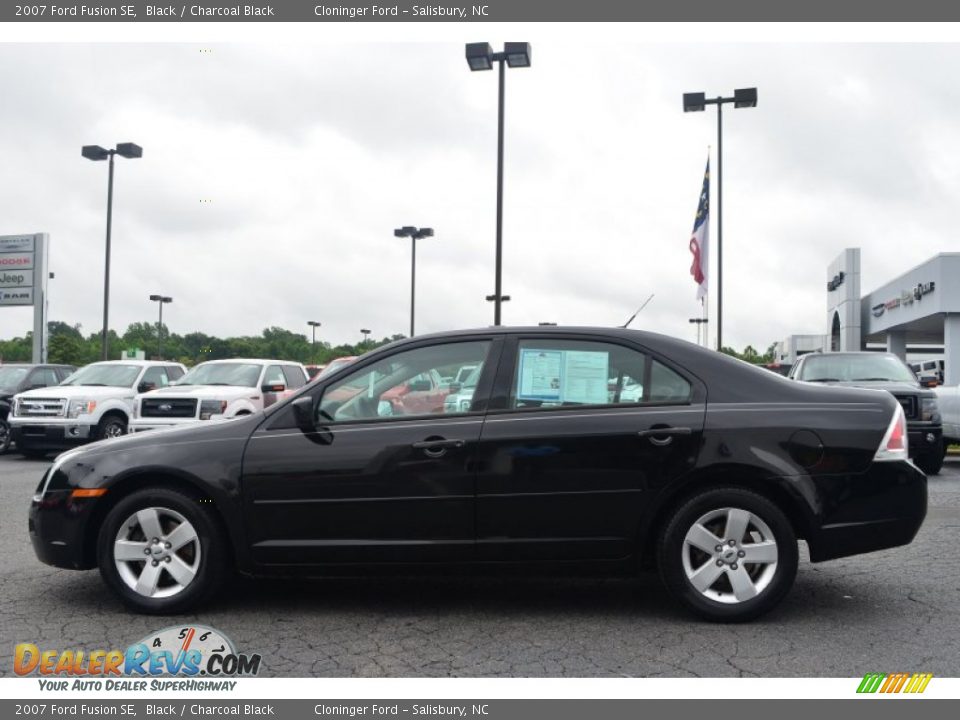 2007 Ford Fusion SE Black / Charcoal Black Photo #5