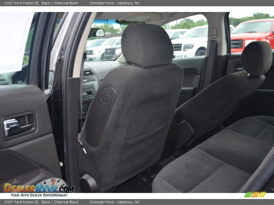 2007 Ford Fusion SE Black / Charcoal Black Photo #10