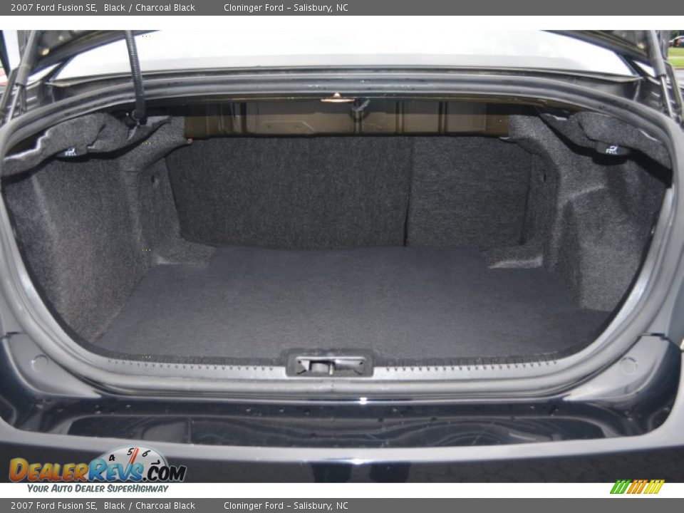 2007 Ford Fusion SE Black / Charcoal Black Photo #11