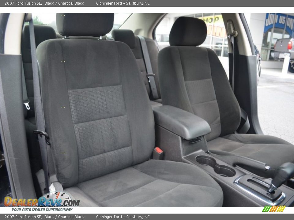 2007 Ford Fusion SE Black / Charcoal Black Photo #14