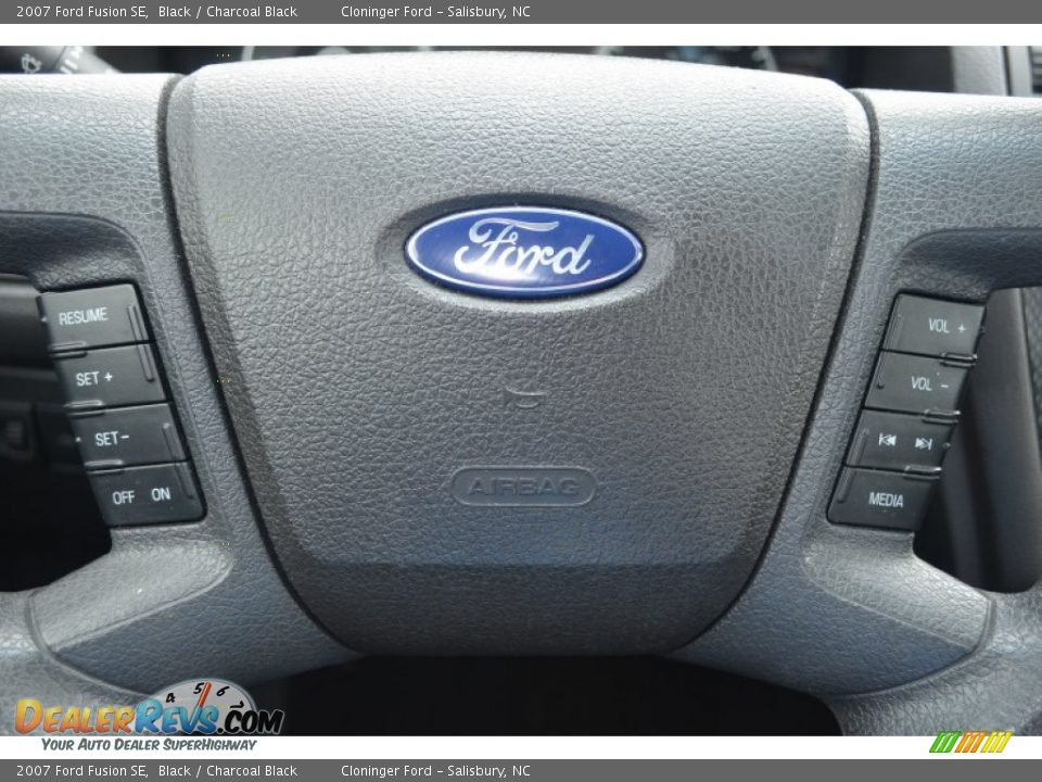 2007 Ford Fusion SE Black / Charcoal Black Photo #18