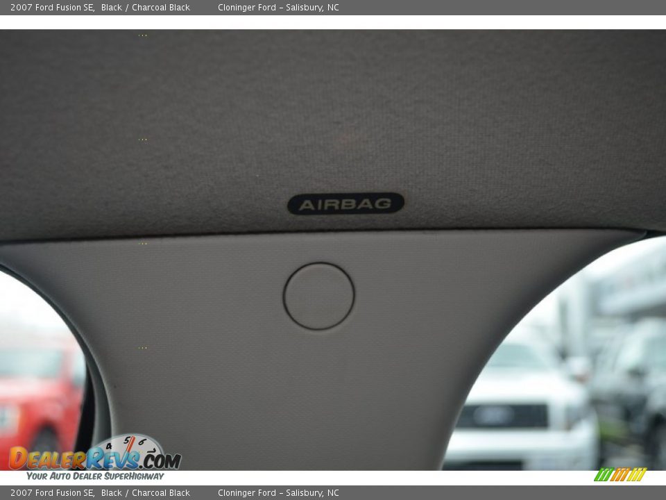 2007 Ford Fusion SE Black / Charcoal Black Photo #21