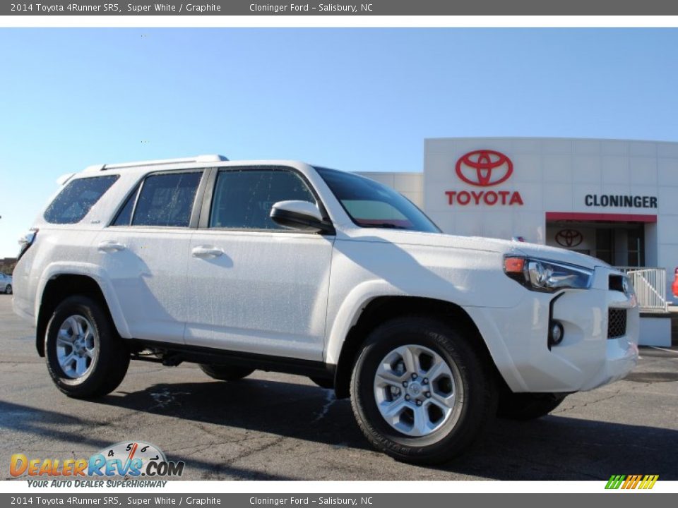 2014 Toyota 4Runner SR5 Super White / Graphite Photo #1