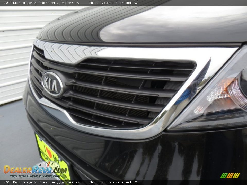 2011 Kia Sportage LX Black Cherry / Alpine Gray Photo #11