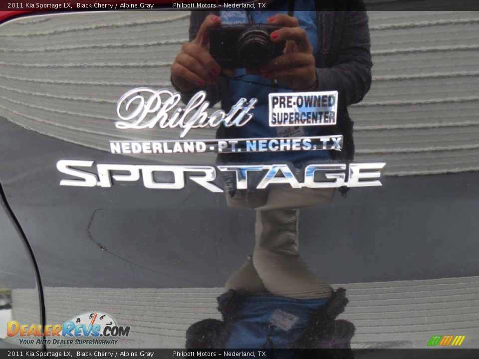 2011 Kia Sportage LX Black Cherry / Alpine Gray Photo #19