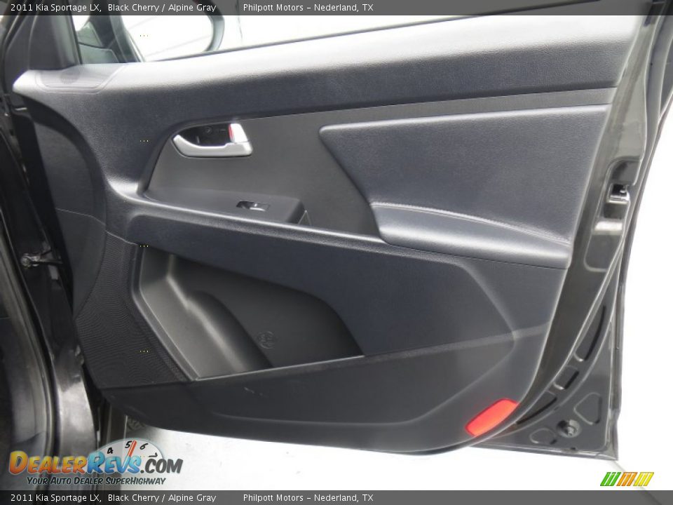 2011 Kia Sportage LX Black Cherry / Alpine Gray Photo #21