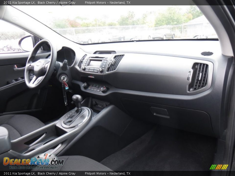 2011 Kia Sportage LX Black Cherry / Alpine Gray Photo #22