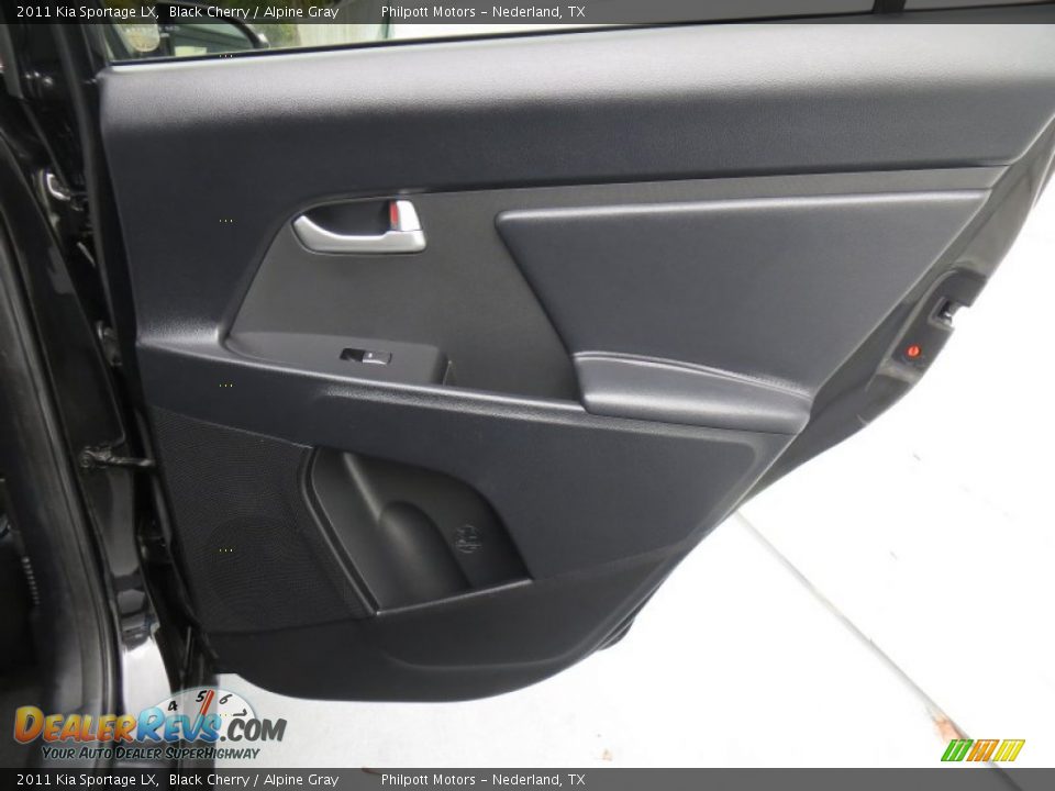 2011 Kia Sportage LX Black Cherry / Alpine Gray Photo #24