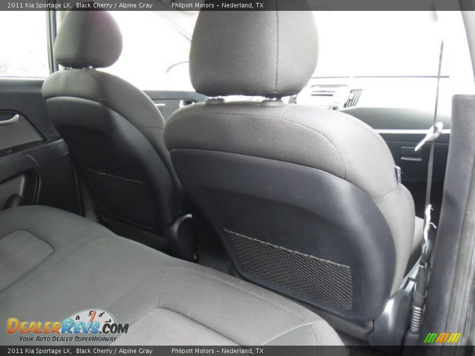2011 Kia Sportage LX Black Cherry / Alpine Gray Photo #25