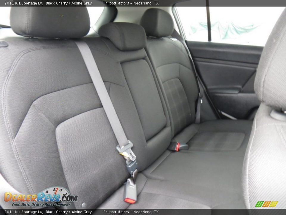 2011 Kia Sportage LX Black Cherry / Alpine Gray Photo #26