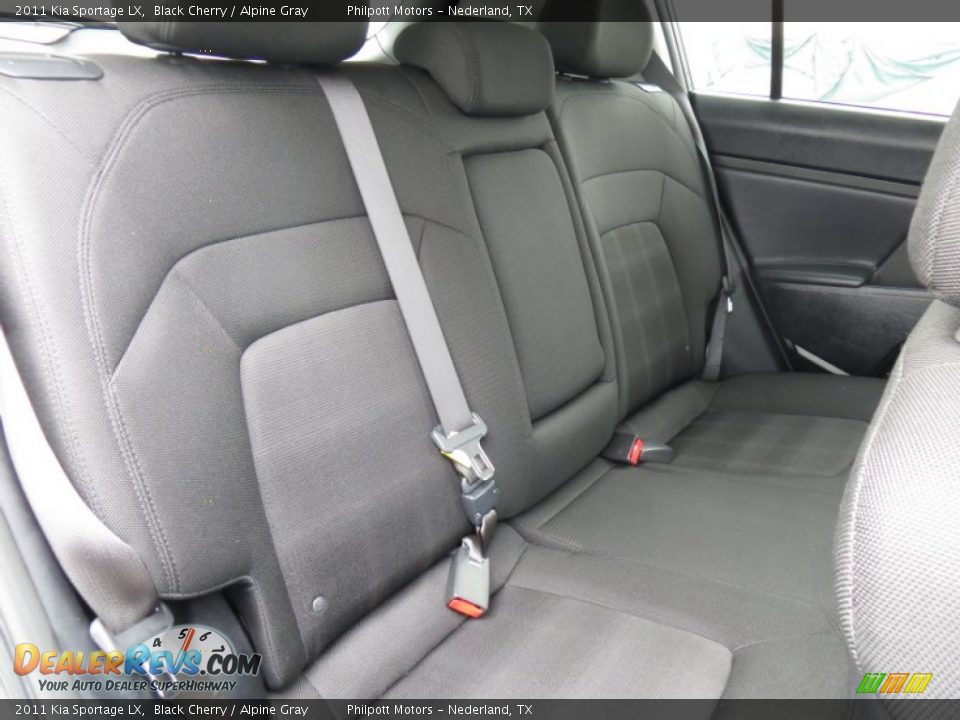 2011 Kia Sportage LX Black Cherry / Alpine Gray Photo #27