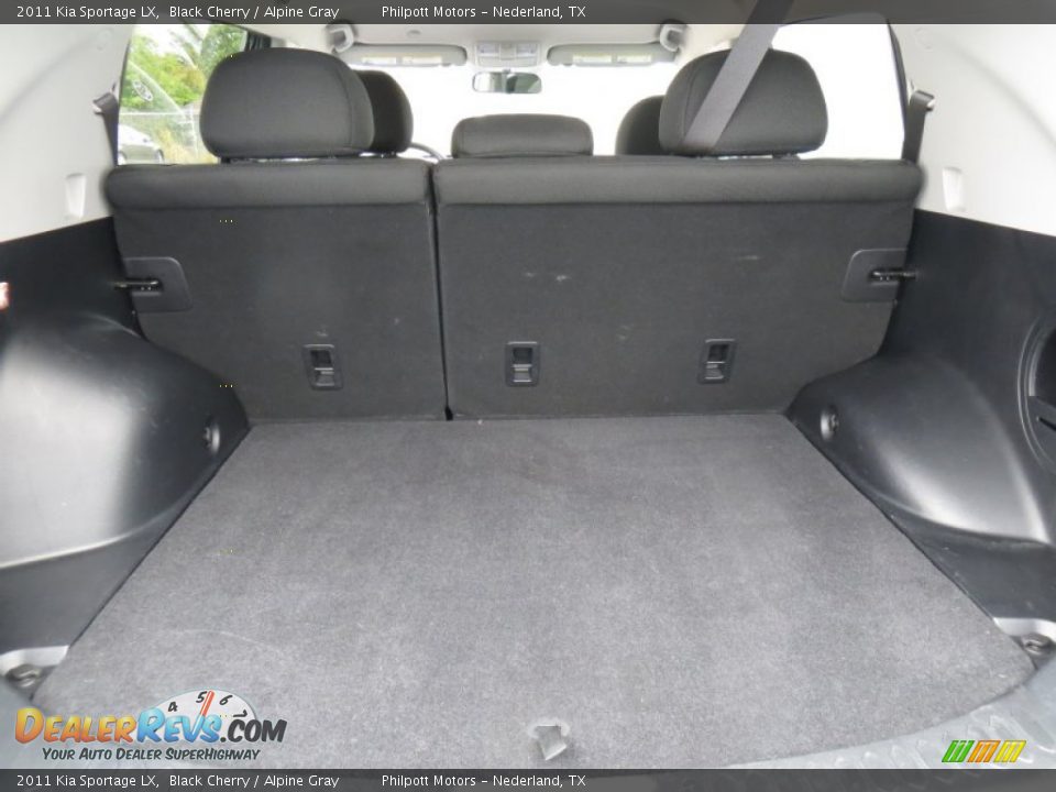2011 Kia Sportage LX Black Cherry / Alpine Gray Photo #28