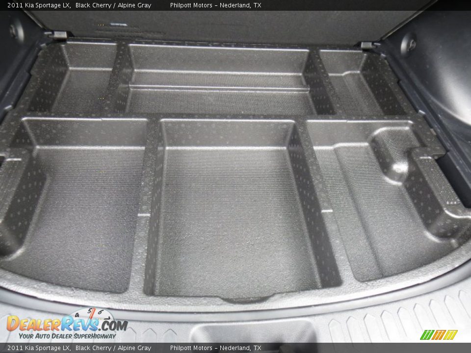 2011 Kia Sportage LX Black Cherry / Alpine Gray Photo #29
