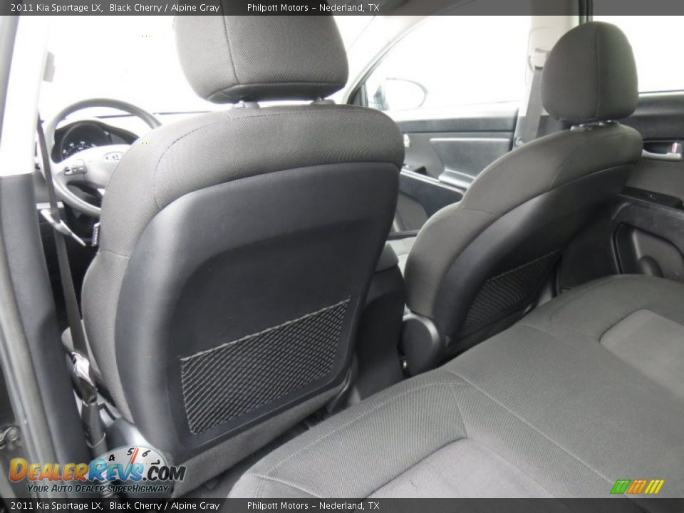 2011 Kia Sportage LX Black Cherry / Alpine Gray Photo #31