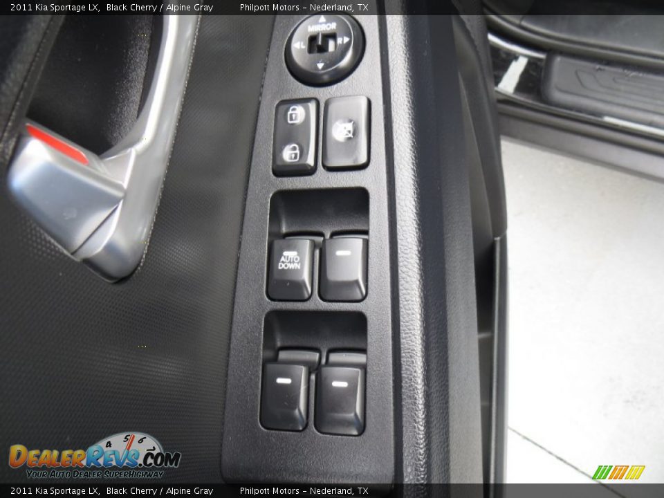 2011 Kia Sportage LX Black Cherry / Alpine Gray Photo #34