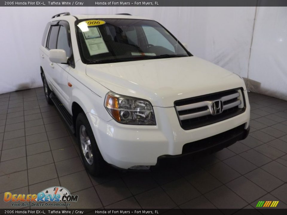 2006 Honda Pilot EX-L Taffeta White / Gray Photo #1