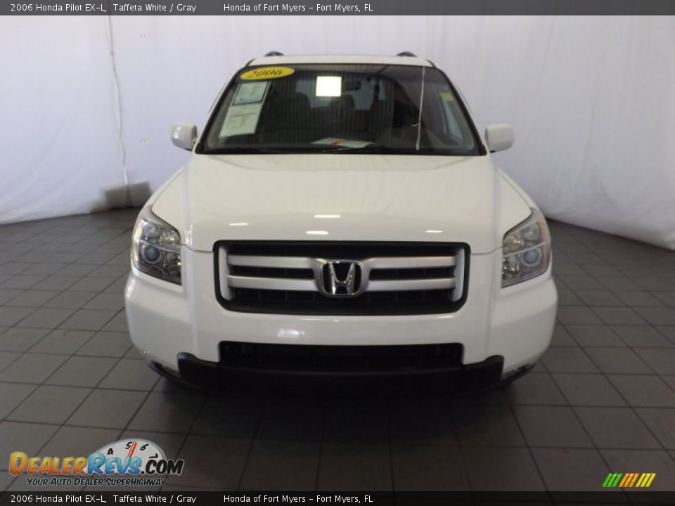 2006 Honda Pilot EX-L Taffeta White / Gray Photo #2