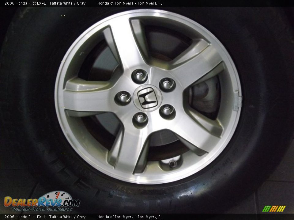 2006 Honda Pilot EX-L Taffeta White / Gray Photo #3