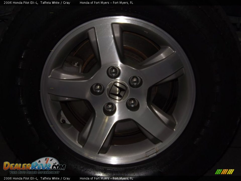 2006 Honda Pilot EX-L Taffeta White / Gray Photo #4