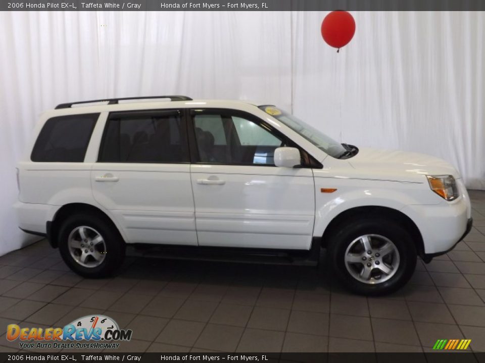 2006 Honda Pilot EX-L Taffeta White / Gray Photo #5