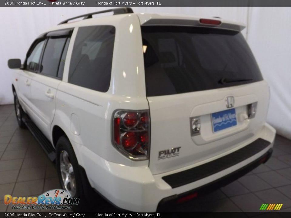 2006 Honda Pilot EX-L Taffeta White / Gray Photo #6