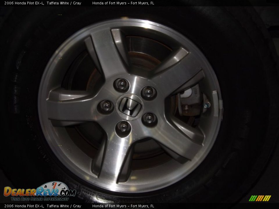 2006 Honda Pilot EX-L Taffeta White / Gray Photo #8