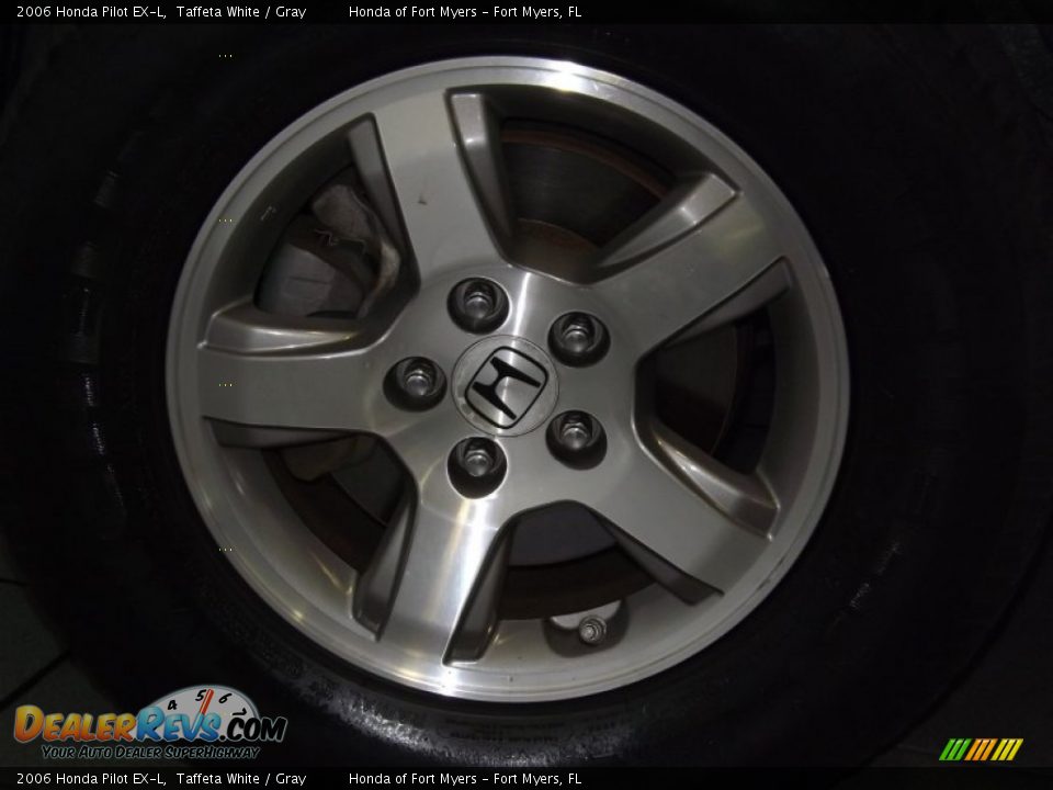 2006 Honda Pilot EX-L Taffeta White / Gray Photo #9