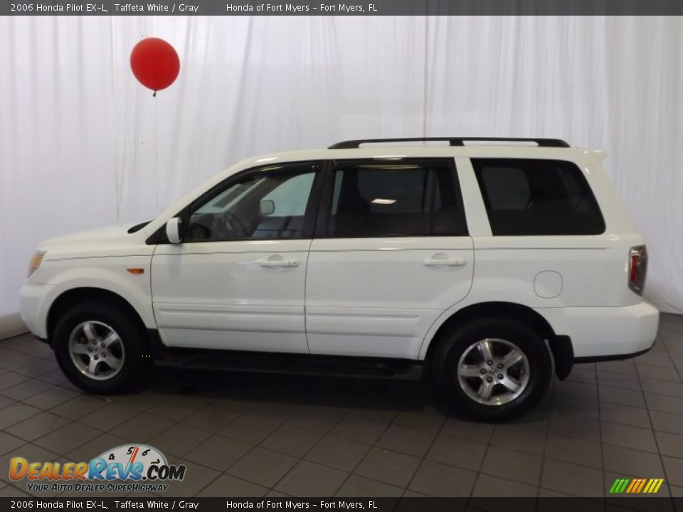 2006 Honda Pilot EX-L Taffeta White / Gray Photo #10