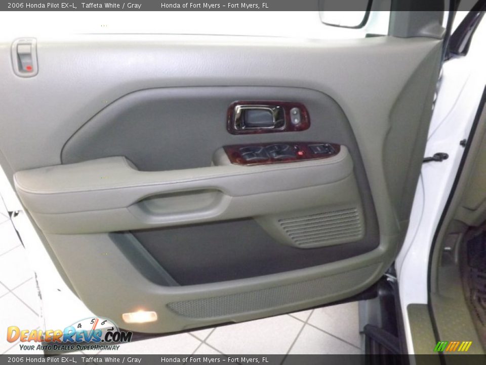 2006 Honda Pilot EX-L Taffeta White / Gray Photo #11