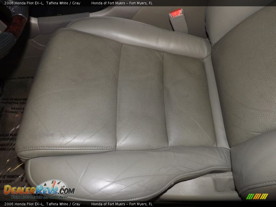 2006 Honda Pilot EX-L Taffeta White / Gray Photo #13