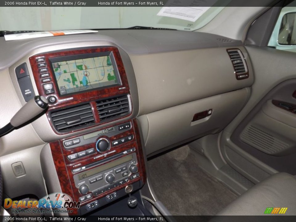 2006 Honda Pilot EX-L Taffeta White / Gray Photo #14