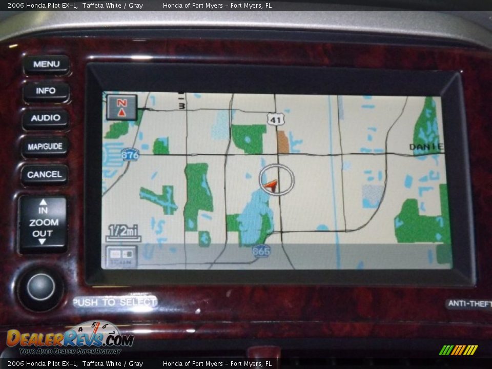 2006 Honda Pilot EX-L Taffeta White / Gray Photo #17