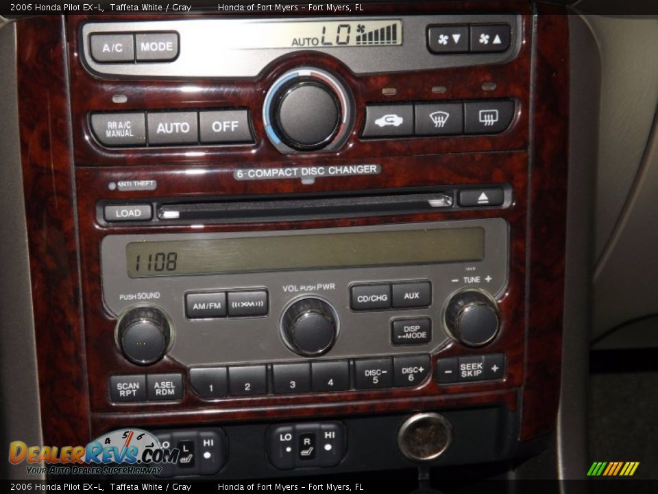 2006 Honda Pilot EX-L Taffeta White / Gray Photo #19