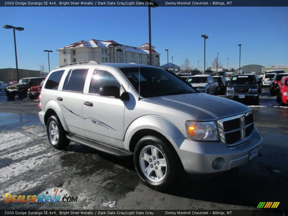 2009 Dodge Durango SE 4x4 Bright Silver Metallic / Dark Slate Gray/Light Slate Gray Photo #1