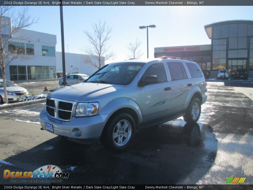 2009 Dodge Durango SE 4x4 Bright Silver Metallic / Dark Slate Gray/Light Slate Gray Photo #2