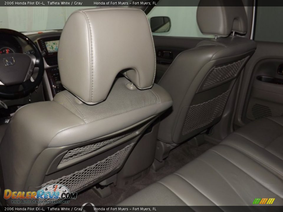 2006 Honda Pilot EX-L Taffeta White / Gray Photo #25