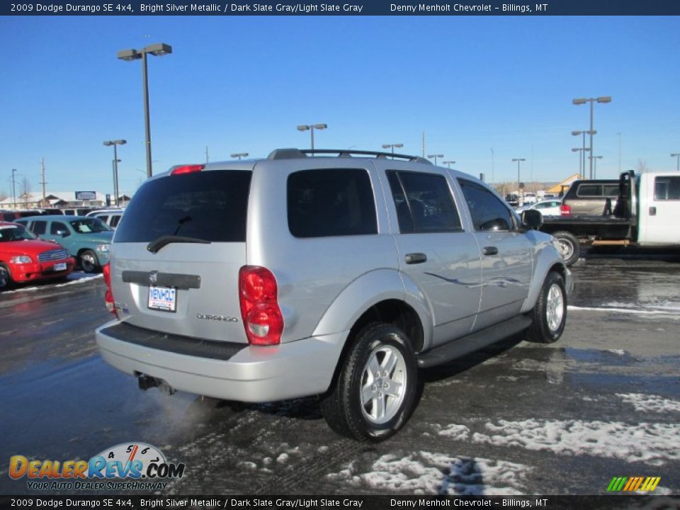 2009 Dodge Durango SE 4x4 Bright Silver Metallic / Dark Slate Gray/Light Slate Gray Photo #6