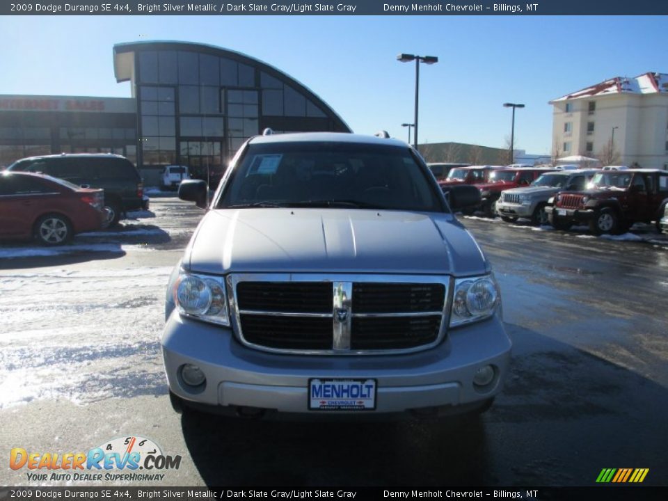 2009 Dodge Durango SE 4x4 Bright Silver Metallic / Dark Slate Gray/Light Slate Gray Photo #8
