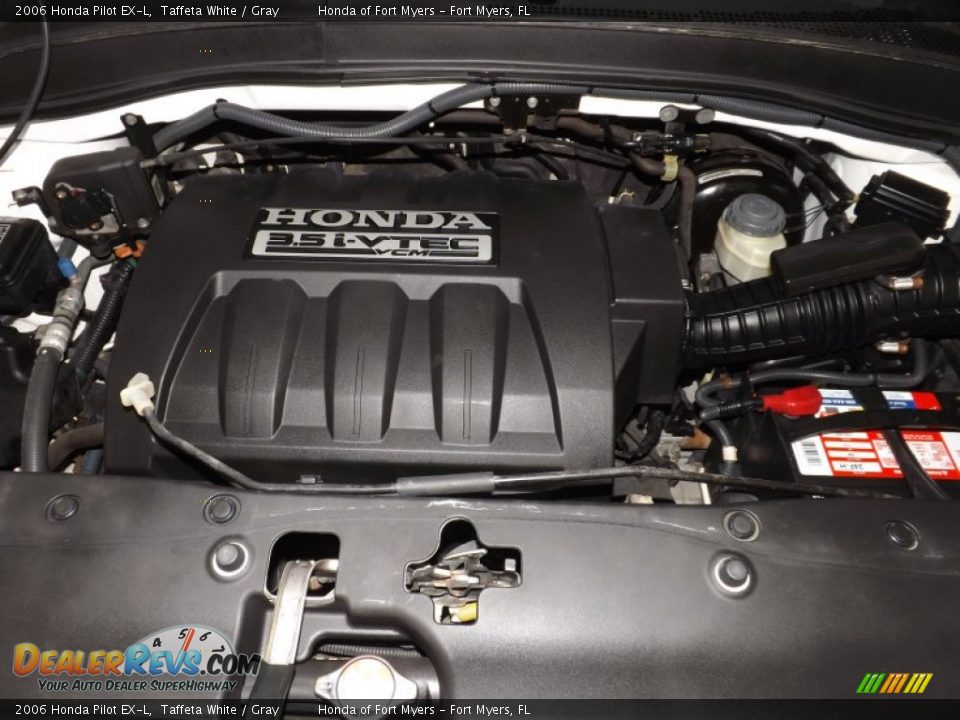 2006 Honda Pilot EX-L Taffeta White / Gray Photo #34