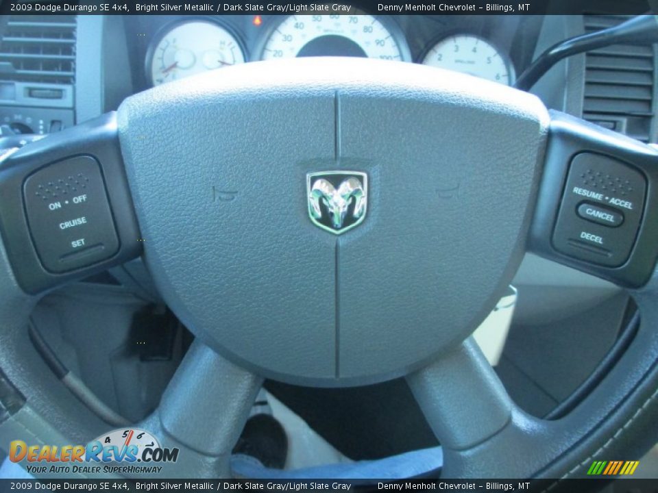 2009 Dodge Durango SE 4x4 Bright Silver Metallic / Dark Slate Gray/Light Slate Gray Photo #13