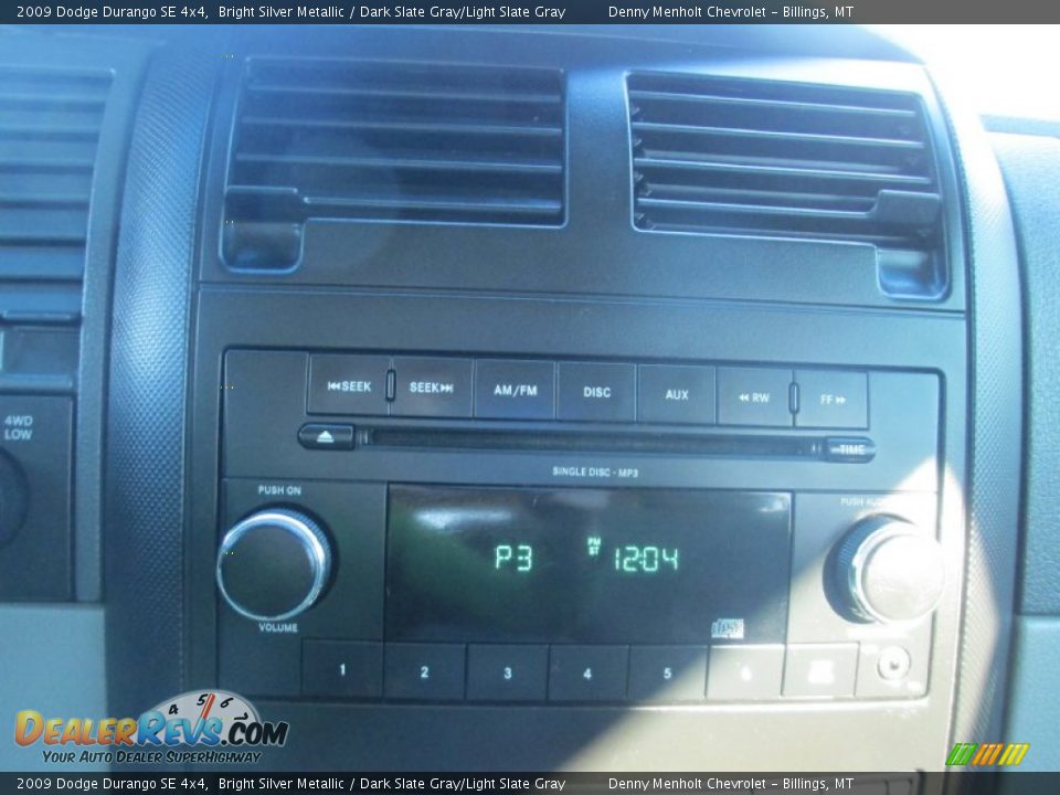 2009 Dodge Durango SE 4x4 Bright Silver Metallic / Dark Slate Gray/Light Slate Gray Photo #15