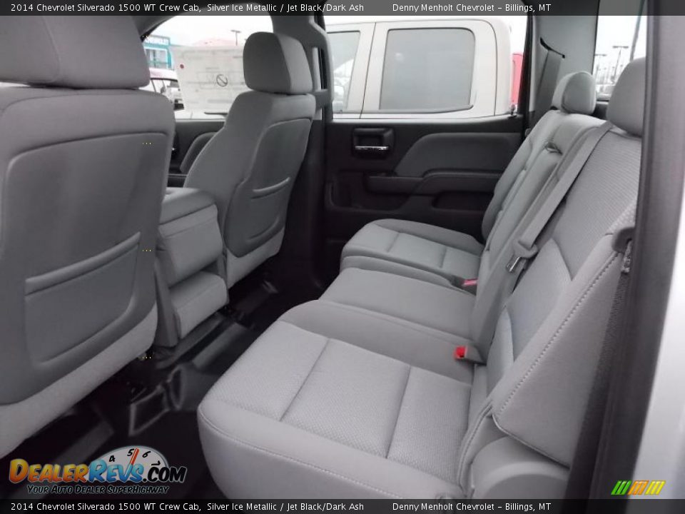 2014 Chevrolet Silverado 1500 WT Crew Cab Silver Ice Metallic / Jet Black/Dark Ash Photo #7