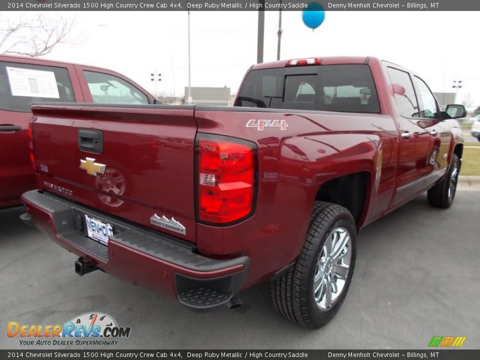 2014 Chevrolet Silverado 1500 High Country Crew Cab 4x4 Deep Ruby Metallic / High Country Saddle Photo #2