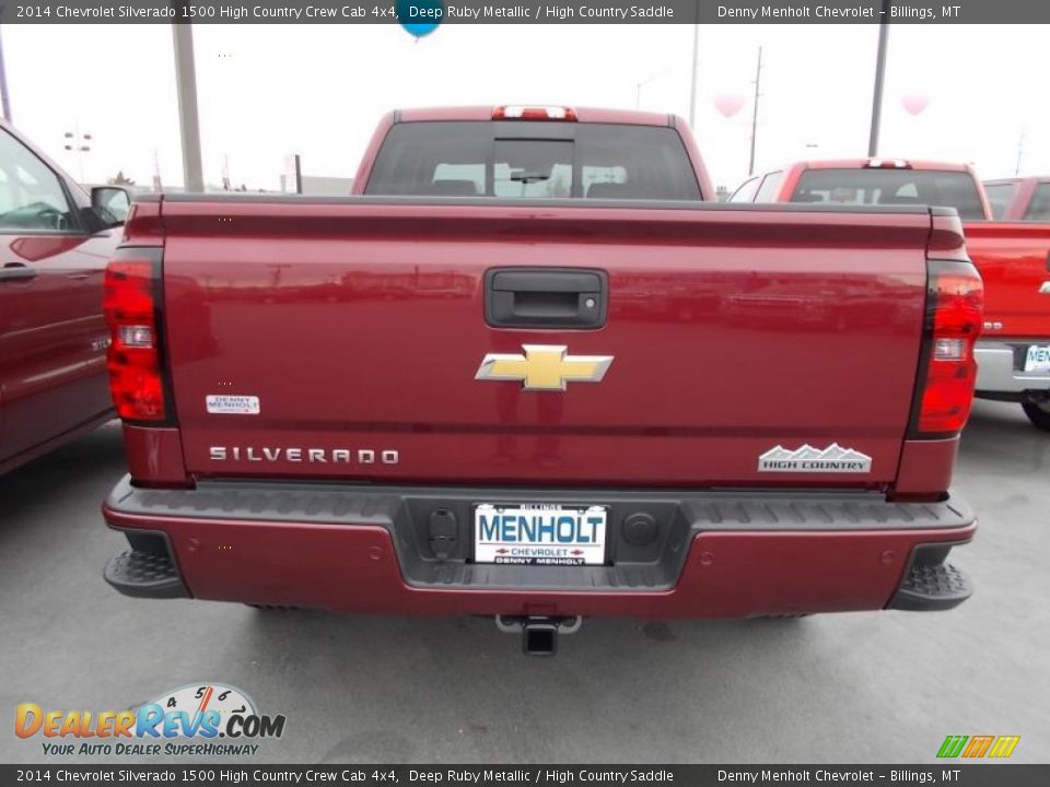 2014 Chevrolet Silverado 1500 High Country Crew Cab 4x4 Deep Ruby Metallic / High Country Saddle Photo #3